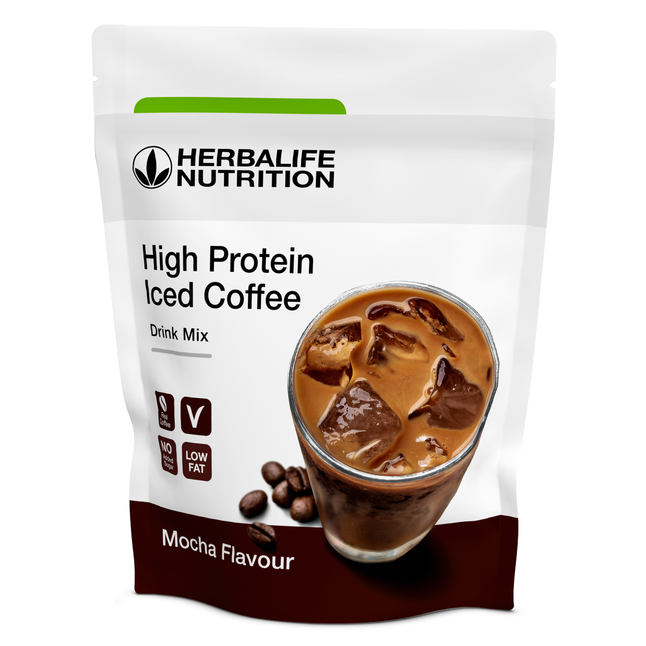 High Protein Iced Coffee Mocha 322 g Herbalife Nutrition Portugal
